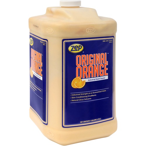 Zep Original Orange Industrial Hand Cleaner - Citrus Scent - 1 gal (3.8 L) - Soil Remover, Grease Remover, Dirt Remover, Oil Remover, Tar Remover - Ha