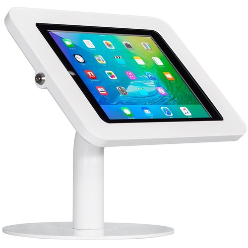 The Joy Factory Elevate II Floor Stand Kiosk for iPad 10.2" 7th Gen (White) - Up to 10.2" Screen Support - 12" (304.80 mm) Height x 12" (304.80 mm) Width - Countertop, Desktop, Freestanding - White