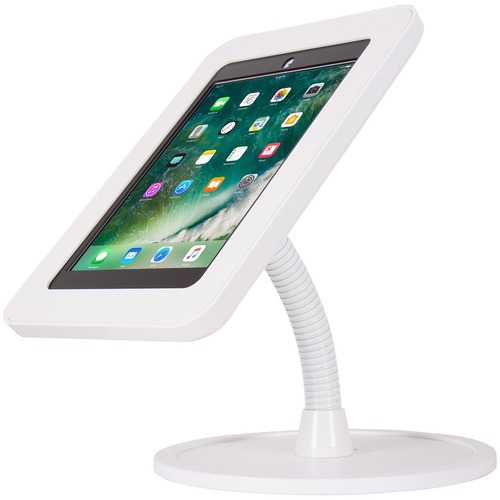 The Joy Factory Elevate II Flex Countertop Kiosk for iPad 10.2-inch 9th | 8th | 7th Gen (Black) - Up to 10.2" Screen Support - 14" (355.60 mm) Height - Countertop - White