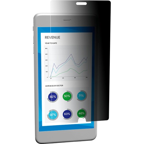 3M Privacy Screen Protector for Apple iPhone 11, iPhone XR, MPPAP017 Black, Glossy - For 6.1"LCD Smartphone - 16:9 - Scratch Resistant, Dust Resistant - for Apple