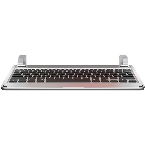 Brydge BRY80012 Keyboard/Cover Case for 10.2" Apple iPad (7th Generation), iPad (8th Generation) Tablet - Silver - Aluminum Body - 0.3" Height x 6.8" Width x 9.8" Depth