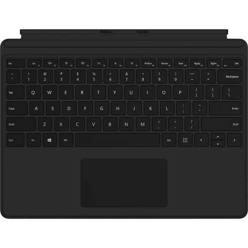 Microsoft Surface Pro X Keyboard - Wireless Connectivity - 78 Key - Tablet - TouchPad - Windows - Mechanical Keyswitch - Black