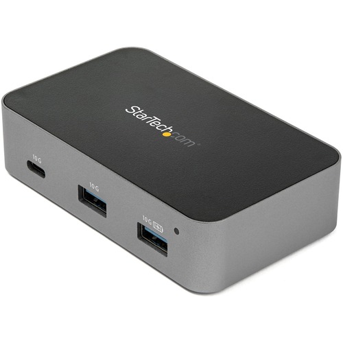 StarTech.com 3 Port USB C 3.2 Gen 2 Hub with Ethernet Adapter - 10Gbps USB Type C to 2x USB-A 1x USB-C - Powered Hub w/ Fast Charging - 3-Port USB 3.1 Gen 2 Hub with 2x USB-A/1x USB-C (10Gbps) and BC 1.2 Charging - Gigabit Ethernet (Gbe) supports WoL/V-LA