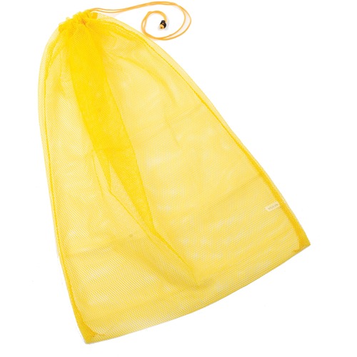 360 Athletics Laundry Bags - Medium Size27" (685.80 mm) Width x 36" (914.40 mm) Length - Yellow - Nylon Mesh - 1Each - Laundry, Ball, Storage - Trash Bags & Liners - AHLL14