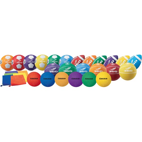 360 Athletics Rubber Ball Kit - Rubber