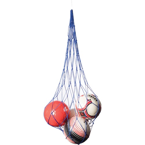 360 Athletics Net Style Ball Bag - Large Size48" (1219.20 mm) Length - Braided Nylon - 1Each - Basketball, Soccer Ball, Ball, Storage