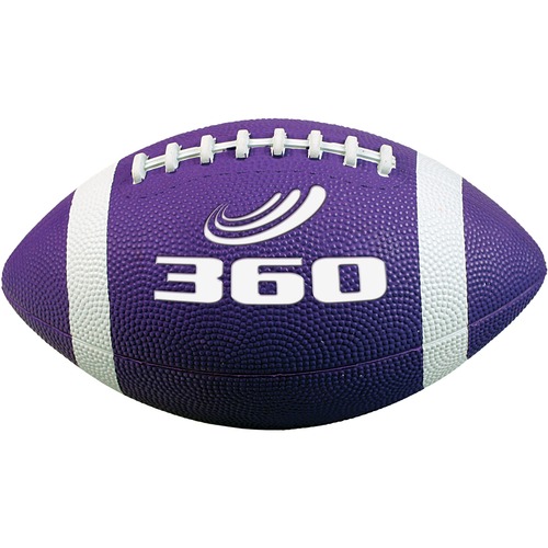 360 Athletics PLAYGROUND Series Football - 6 - Polyester, Butyl Rubber - Purple - 1