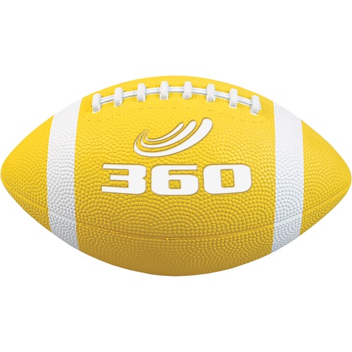 360 Athletics PLAYGROUND Series Football - 6 - Polyester, Butyl Rubber - Yellow - 1