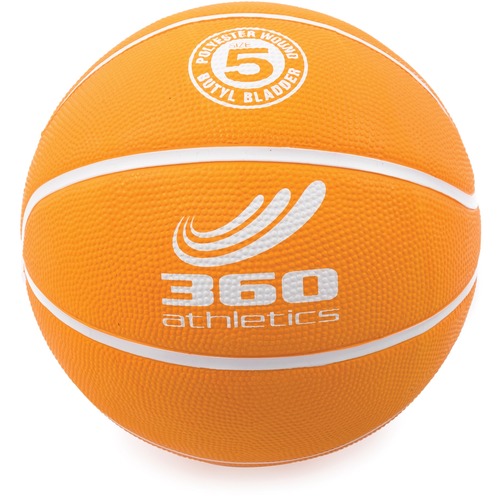360 Athletics PLAYGROUND Basketball - Rubber, Butyl, Nylon - Orange - 1