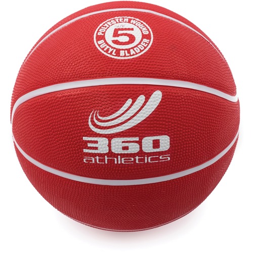 360 Athletics PLAYGROUND Basketball - Rubber, Butyl, Nylon - Red - 1 - Sports Balls - AHLPGB5R