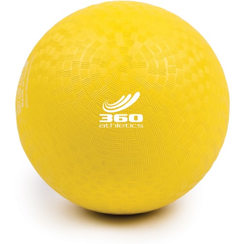 360 Athletics PLAYGROUND Training Ball - Rubber, Nylon - Yellow - 1 - Sports Balls - AHLSPG10Y