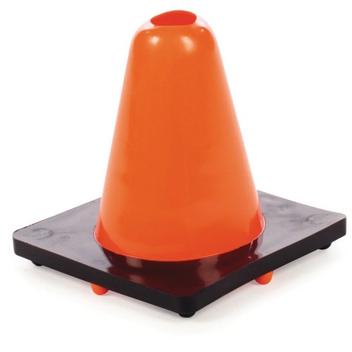 360 Athletics Soft Vinyl Hockey Cone - Orange - Polyvinyl Chloride (PVC)