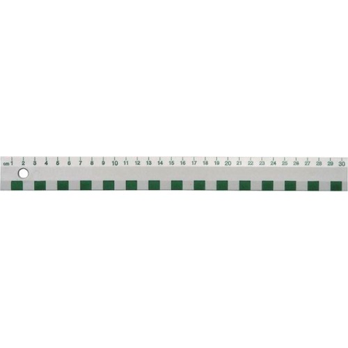 Westcott 30cm White Plastic Ruler - 11.8" Length - Metric Measuring System - Plastic - 10 / Pack - White - Rulers & Yardsticks - ACM41930