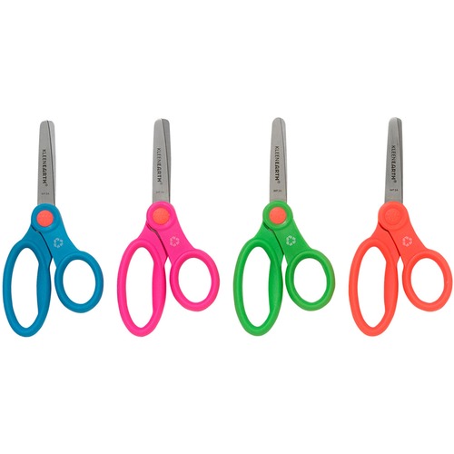 Westcott KleenEarth 5" Blunt Antimicrobial Kids Scissors - Left/Right - Stainless Steel - Blunted Tip - 1 Each = ACM14835C