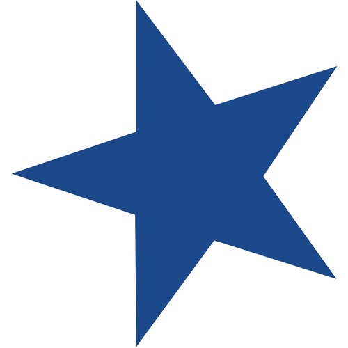 Westcott Blue Stars - Encouragement Theme/Subject - 350 x Star Shape x 0.50" (12.7 mm) Width - Blue - 350 / Pack