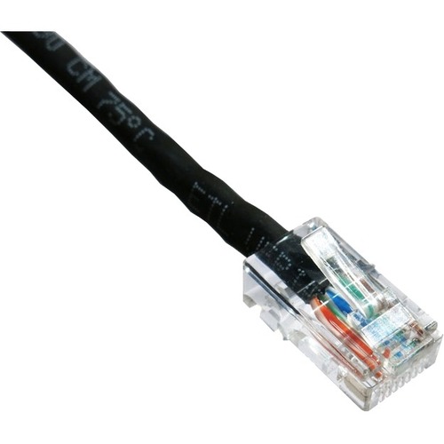 Axiom 18-INCH CAT6 550mhz Patch Cable Non-Booted (Black) - 1.5 ft Category 6 Network Cable for Media Converter, Router, Switch, Patch Panel, Hub, Network Device - First End: 1 x RJ-45 Network - Male - Second End: 1 x RJ-45 Network - Male - Patch Cable - B