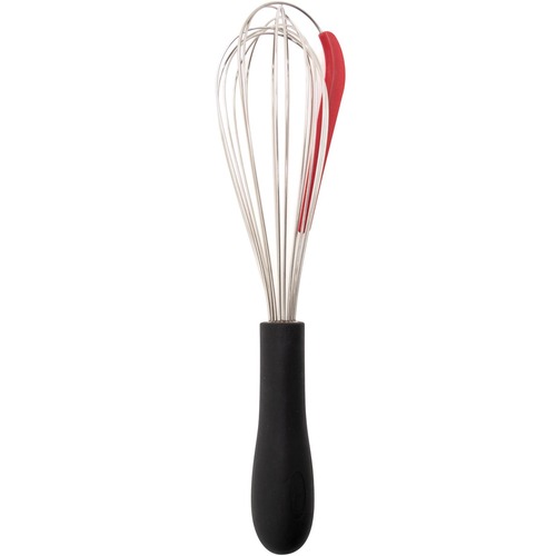Starfrit Whisk - Whisk - Whisking, Scraping - Dishwasher Safe - Black, Red