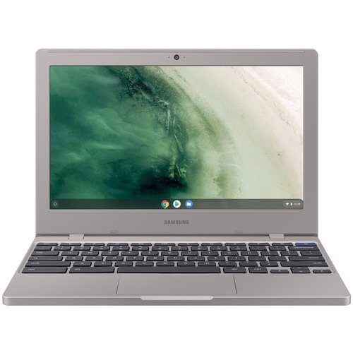 Samsung Chromebook 4 3 XE310XBA-K04US 11.6" Chromebook - HD - Intel Celeron N4000 - 4 GB - 16 GB Flash Memory - Platinum Titan - ChromeOS - Intel UHD Graphics 600 - Front Camera/Webcam - 12.50 Hours Battery Run Time - IEEE 802.11ac Wireless LAN Standard