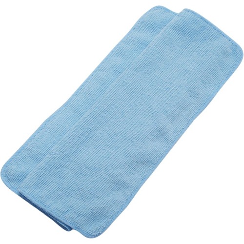 Boardwalk Lightweight Microfiber Cleaning Cloths, Blue,16 x 16, 24/Pack - For General Purpose - Ready-To-Use - 16" Length x 16" Width - Lightweight, Bleach-safe, Durable, Washable - Blue - 24 / Pack