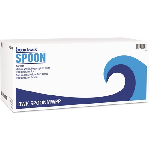 Boardwalk Spoon - 1000/Pack - Teaspoon - White