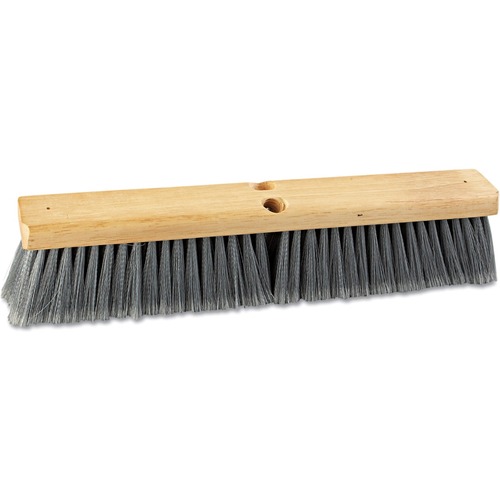 Boardwalk Floor Brush Head, 18" Wide, Flagged Polypropylene Bristles - 3" Polypropylene Bristle - 18" Brush Face - 1 Each