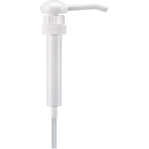 Boardwalk Siphon Pump, 1 oz/Pump, Plastic, For 1gal Bottles, White - 12" x 1.3" x 4.3" - Polyethylene