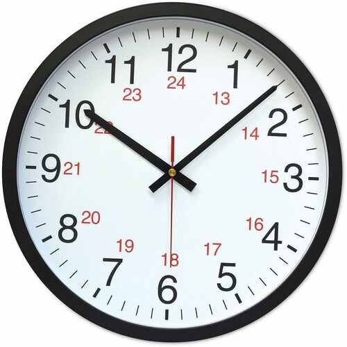 Universal Products Wall Clock - Black Finish