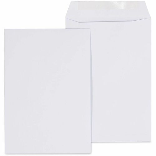 Universal Products Catalog Envelope, #1 3/4, Square Flap, Gummed Closure, 6.5 x 9.5, White, 500/Box - Catalog - #1 3/4 - Square Flap - White - Paper Stock, Wove - 500 / Box
