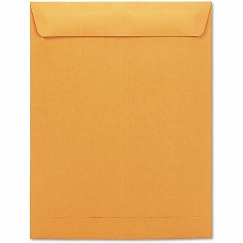 Universal Products Envelope - Catalog - #13 1/2 - Square Flap - Brown Kraft - Paper Stock - 250 / Box