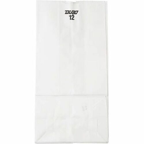 General Carry Bag - 13.75" Length x 7.06" Width x 4.50" Depth - White - Paper - Grocery - 500 / Pack