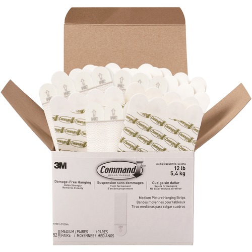 Command White Medium Picture Hanging Strips - Pack of 3