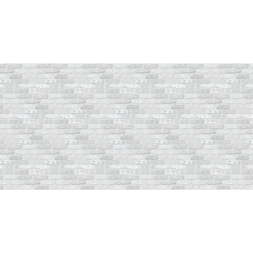 Fadeless Designs White Brick Pattern Paper - Bulletin Board, Art Project, Display, Classroom, Fun and Learning, Table Skirting - 1 Piece(s) - 2" x 48"
