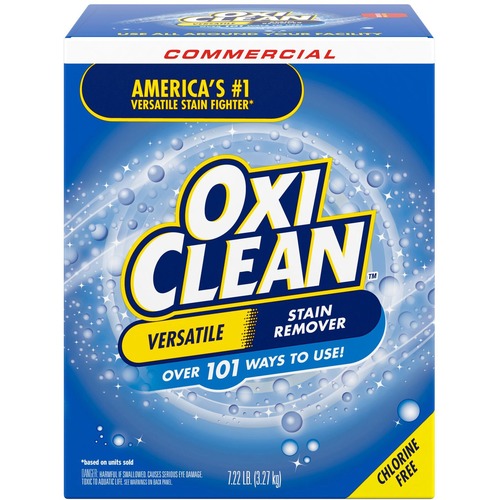 OxiClean Stain Remover Powder - Powder - 115.52 oz (7.22 lb) - 4 / Carton - Clear