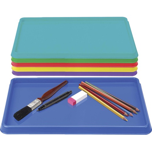 Storex Sorting & Crafts Tray - Bead, Crayon, Supplies, Craft - 0.30" x 8.10"9.90" - 24 / Set - Assorted