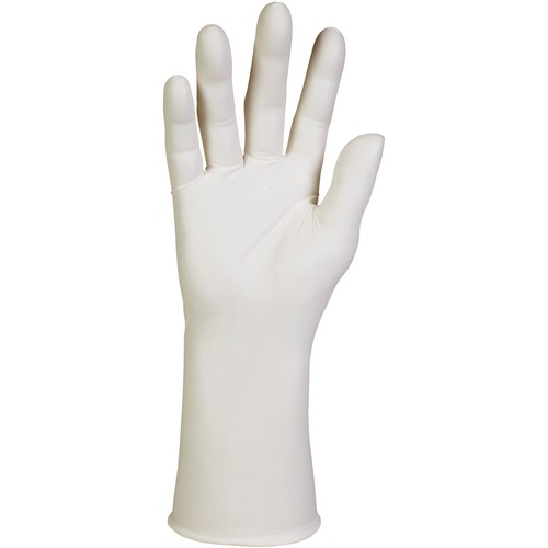 Kimtech G3 NXT Nitrile Gloves - 12" - Medium Size - For Right/Left Hand - Nitrile, Polymer - White - Comfortable, Textured Grip, Textured Fingertip, S