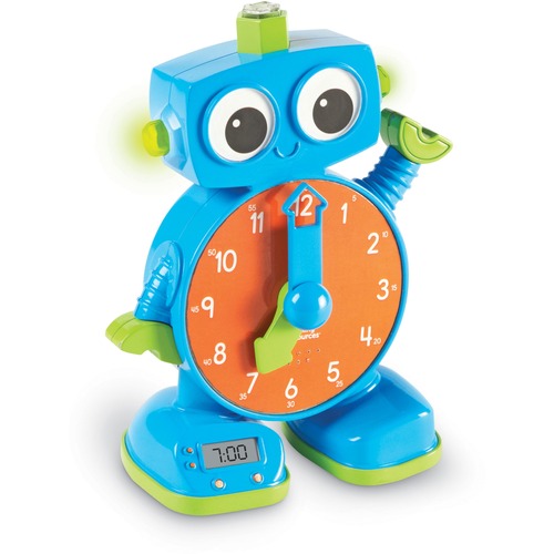 Learning Resources Tock The Learning Robot Clock - Skill Learning: Music, Matching, Robot - 3 Year & Up - Multi