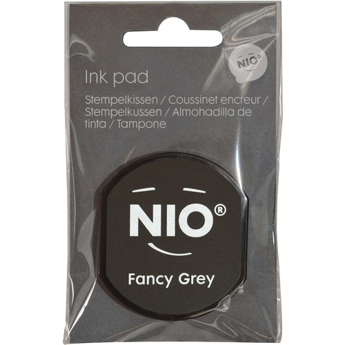 Consolidated Stamp Cosco NIO Personalized Stamp Replacement Ink Pad - 1 Each - 2" Height x 1.3" Width x 0.3" Length - Gray