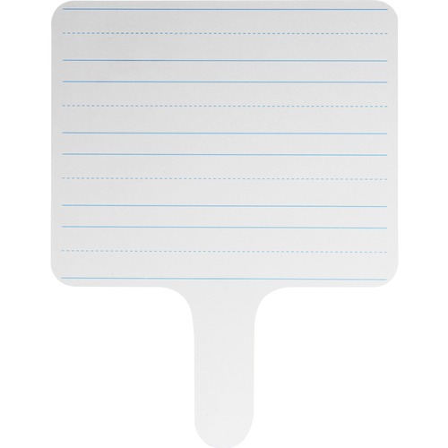 Flipside Dry Erase Paddle Class Pack - 7.8" (0.6 ft) Width x 10" (0.8 ft) Height - White Surface - Paddle - 24 / Pack