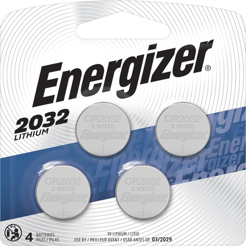 Energizer 2032 3 Volt Lithium Batteries - For Watch, Calculator, PDA, Toy, Game, Door Chimes, LED Light, Medical Equipment, Digital Thermometer, Gluco