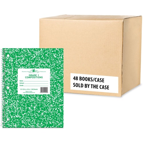 Picture of Roaring Spring Ruled Marble Spiral Composition Book