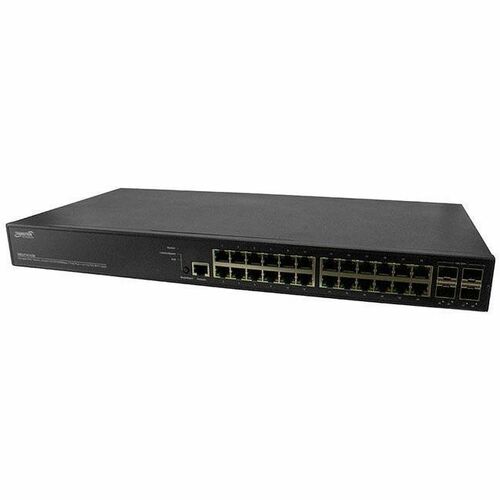 Transition Networks Managed Gigabit Ethernet PoE+ Switch - 24 Ports - Manageable - 3 Layer Supported - Modular - Optical Fiber, Twisted Pair - Lifetime Limited Warranty