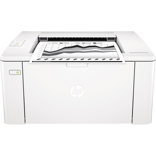 HP LaserJet Pro M102 M102w Desktop Laser Printer - Monochrome - 600 x 600 dpi Print - Manual Duplex Print - 150 Sheets Input - Wireless LAN - HP Smart App, Apple AirPrint, Mopria, Wi-Fi Direct, Google Cloud Print, HP ePrint - 10000 Pages Duty Cycle