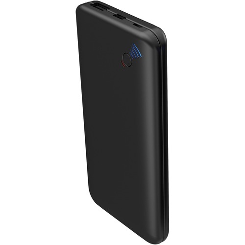 Supersonic 12,000 mAh Qi Wireless Powerbank with Suction Cups - For Smartphone, Tablet PC - Lithium Polymer (Li-Polymer) - 12000 mAh - 3.10 A - 5 V DC, 9 V DC, 12 V DC Output - 5 V DC, 9 V DC Input - 2 x - Black