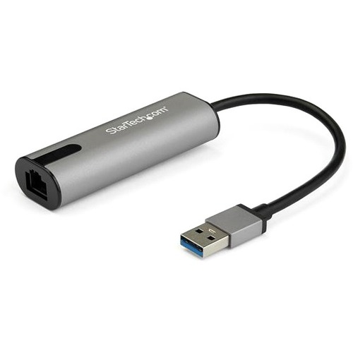 StarTech.com 2.5GbE USB A to Ethernet Adapter - NBASE-T NIC - USB 3.0 Type A 2.5 GbE Multi Speed Gigabit Network USB 3.1 to RJ45/LAN - USB A to Ethernet Adapter securely connects to high-speed network using NBASE-T w/USB 3.1 Type-A over Cat 5e - 1X RJ45/L