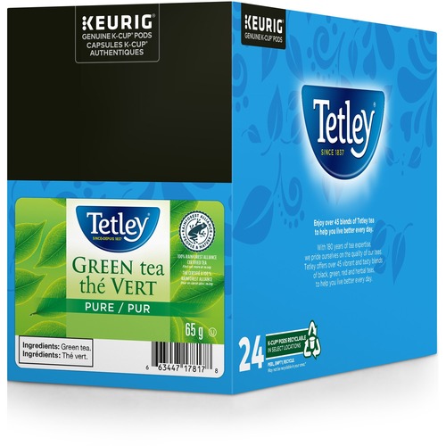 Tetley® Tea - K-Cup - Compatible with Keurig K-Cup Brewer - Green Tea - 24 / Box