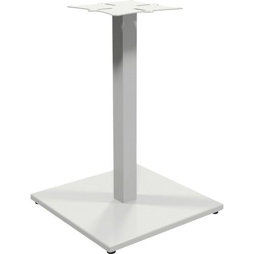 Heartwood 900- Square Metal Base - 19.8" x 19.8" x 28" - Material: Metal - Finish: White, Powder Coated = HTW900SQB20WH