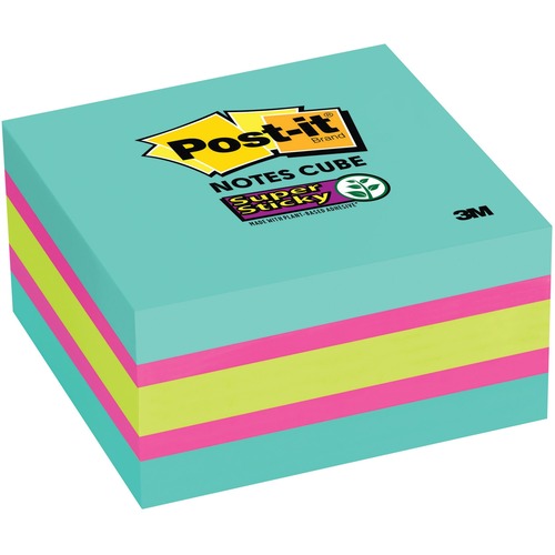 Feuillets Post-it&reg; Super Sticky Cubes - Post-it&reg;