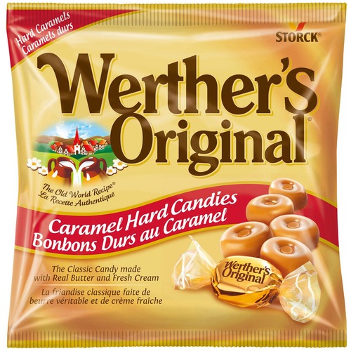 Vending Products of Canada Werther's Candy 14x135 gr - Caramel - Individually Wrapped - 135 g - 1 / Bag