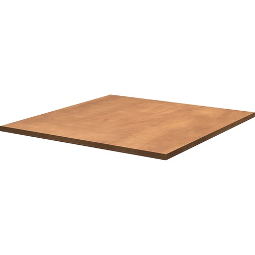 Heartwood HDL Innovations Square Cafeteria Table - 35.5" x 35.5" x 1" , 0.1" Edge - Material: Thermofused Laminate (TFL), Wood Grain, Particleboard - Finish: Sugar Maple = HTWINVSQ36SM