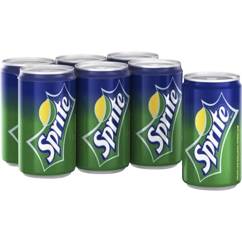 Coca-Cola Sprite Canned Soft Drink - Ready-to-Drink - Original Flavor - 221.80 mL - 6 / Pack / Can